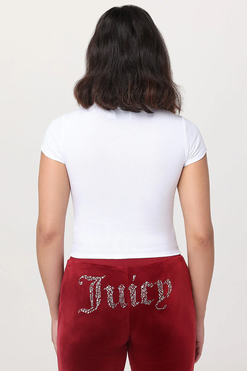 Santa Believes in Juicy Baby Tee