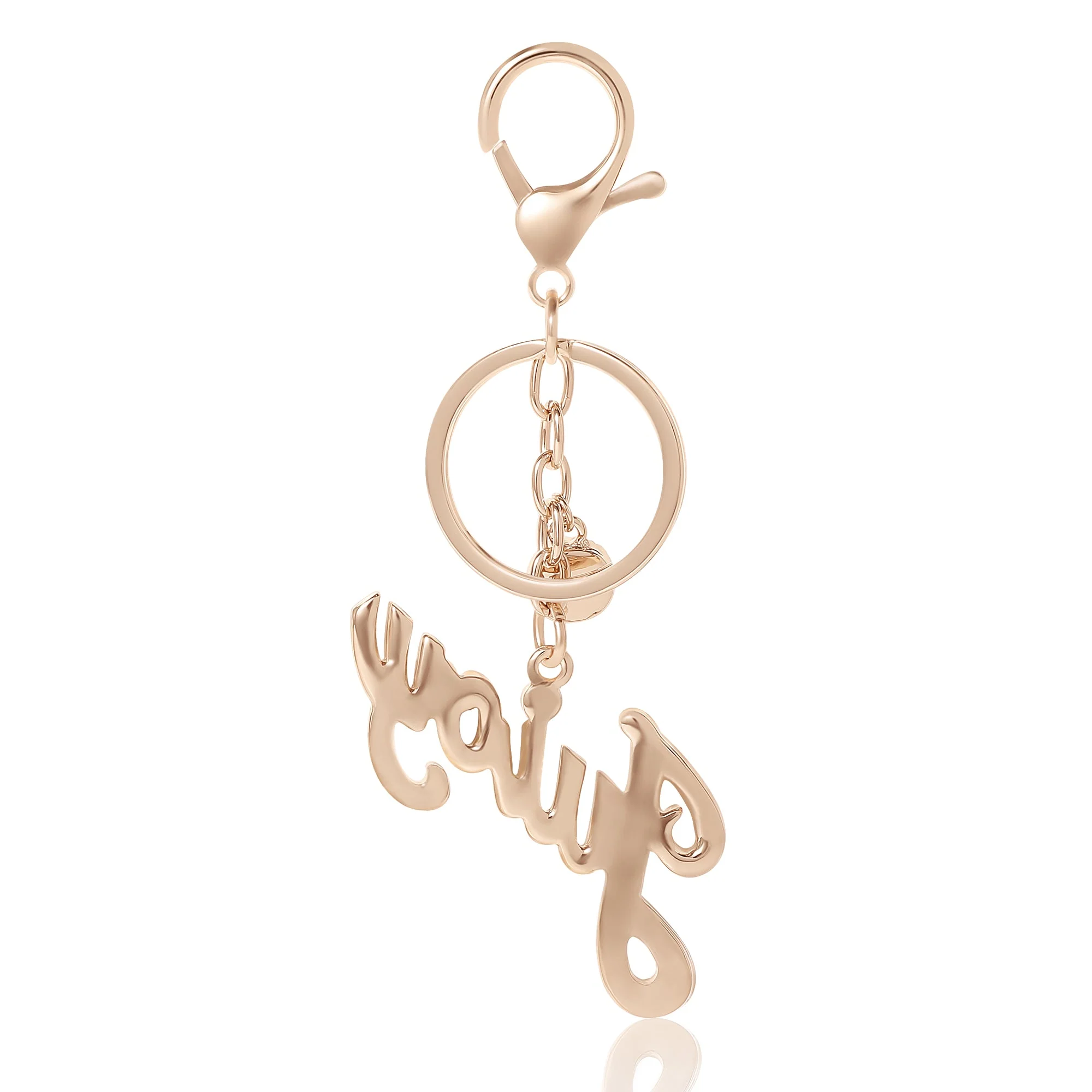 Juicy Logo Bling Keychain Bag Charm