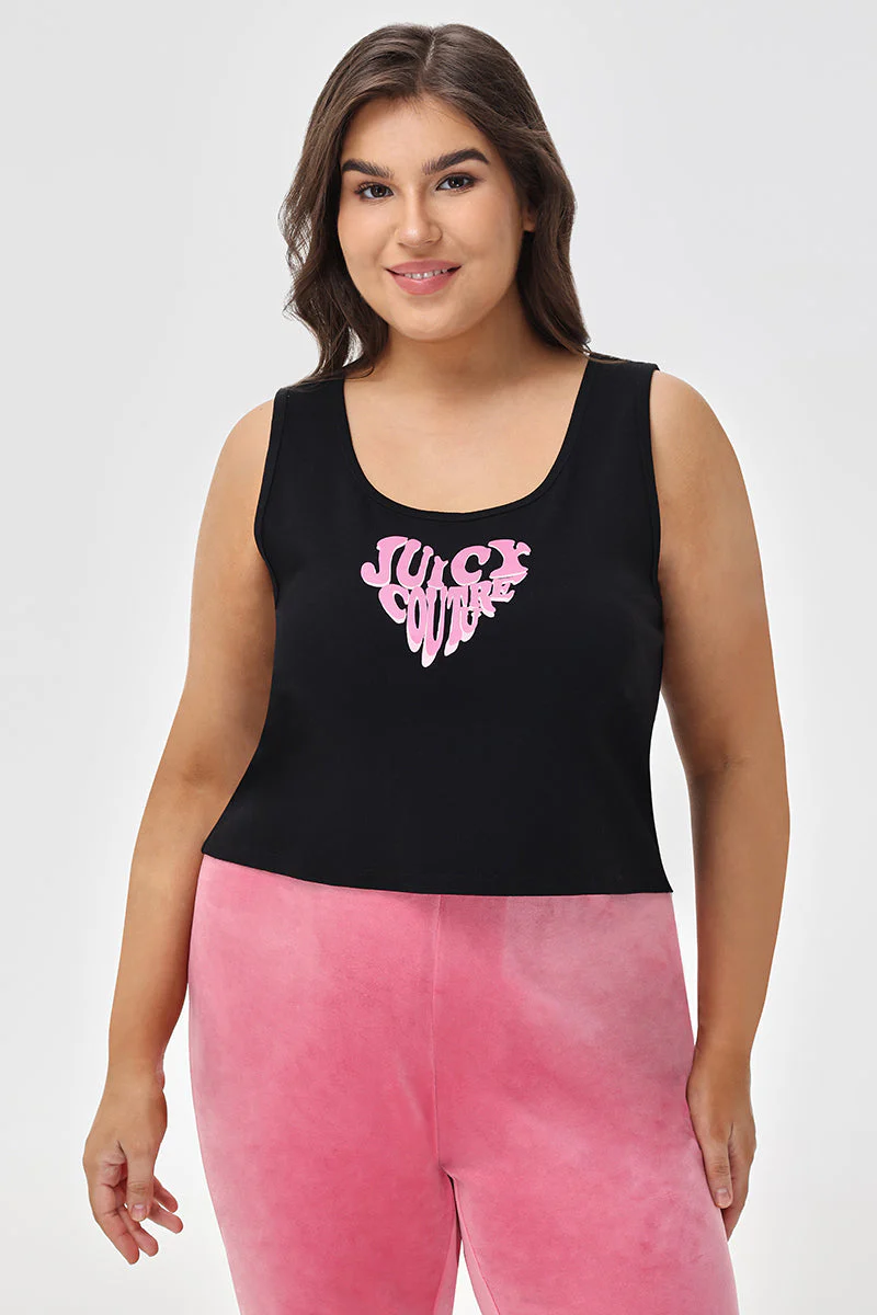 Plus-Size Heart Juicy Tank