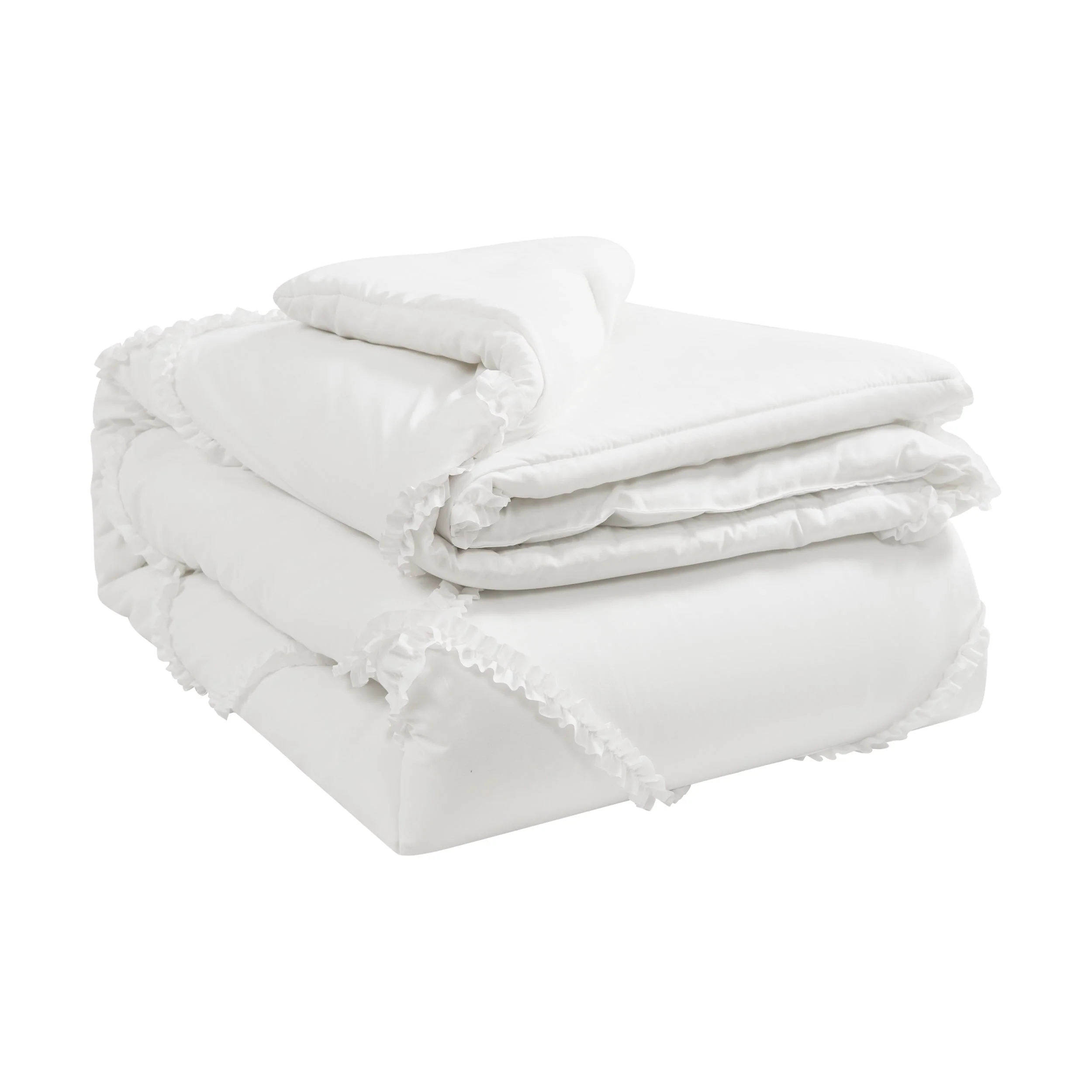 Diamond Ruffle Comforter Set