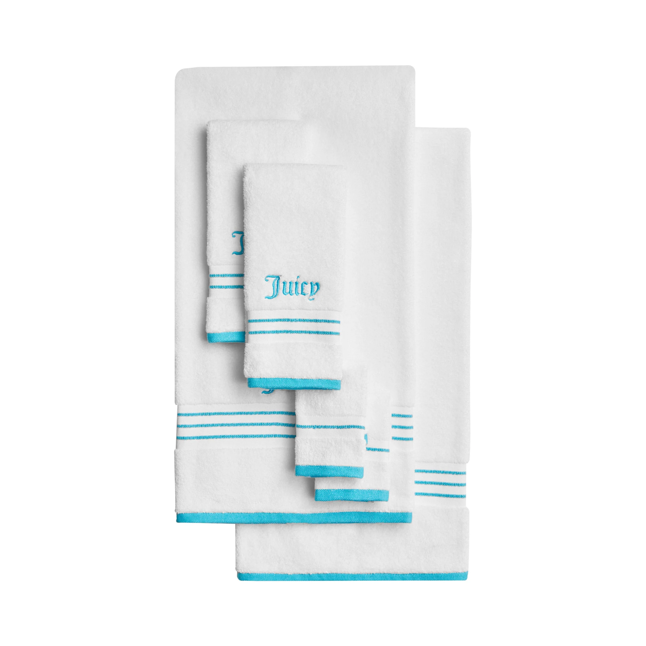 Neon Border Bath Towel Set