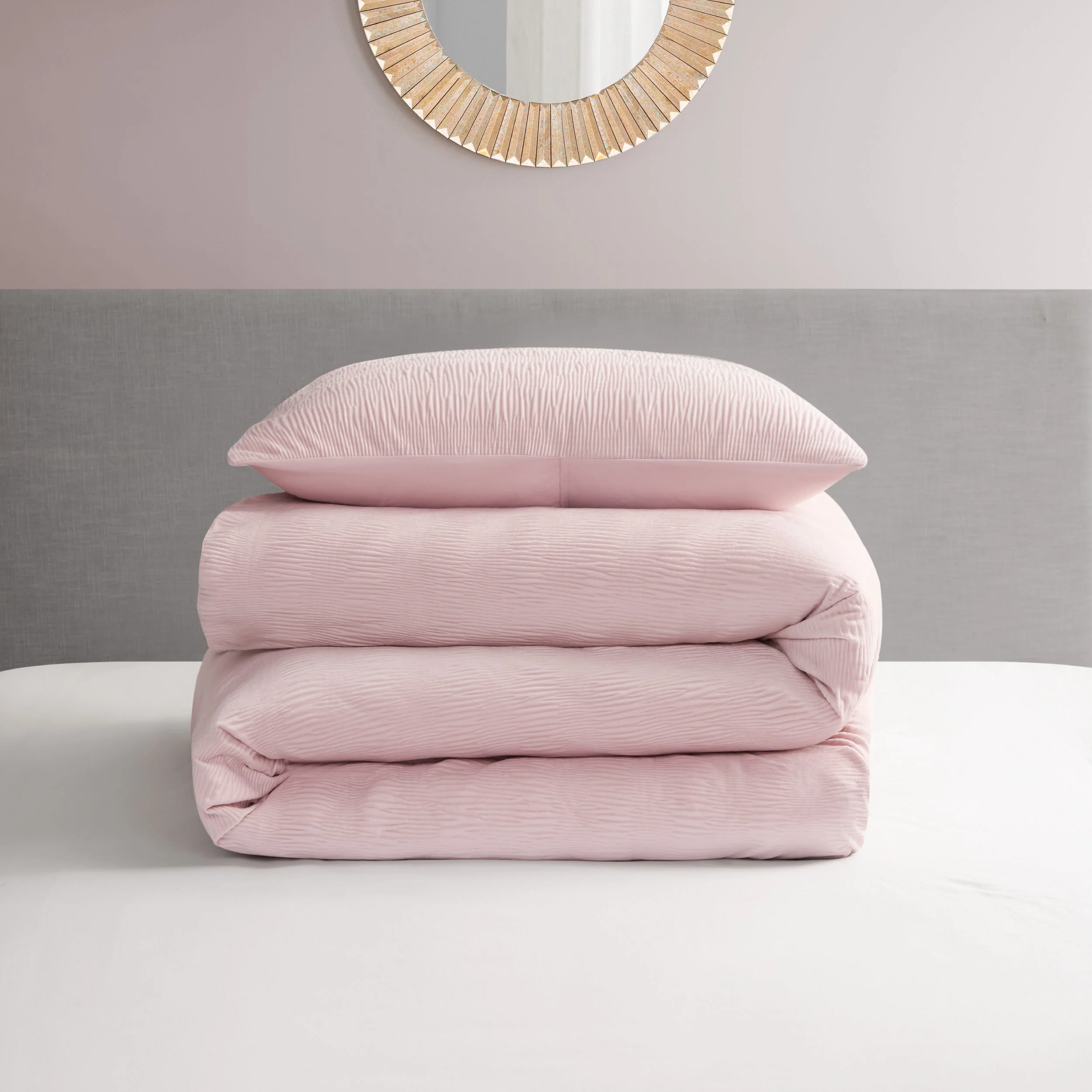 Crinkle Velvet Comforter Set