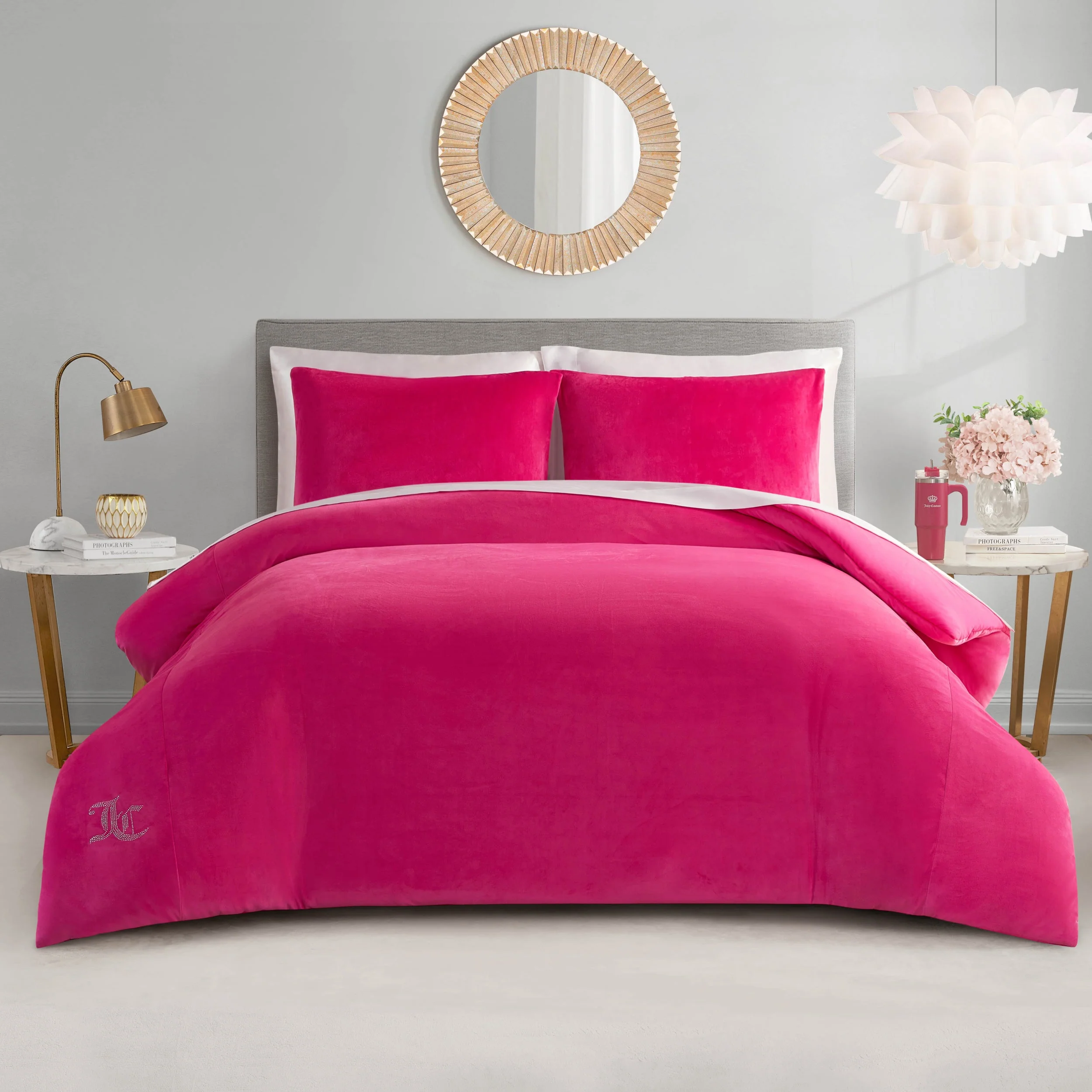 Velour Comforter Set
