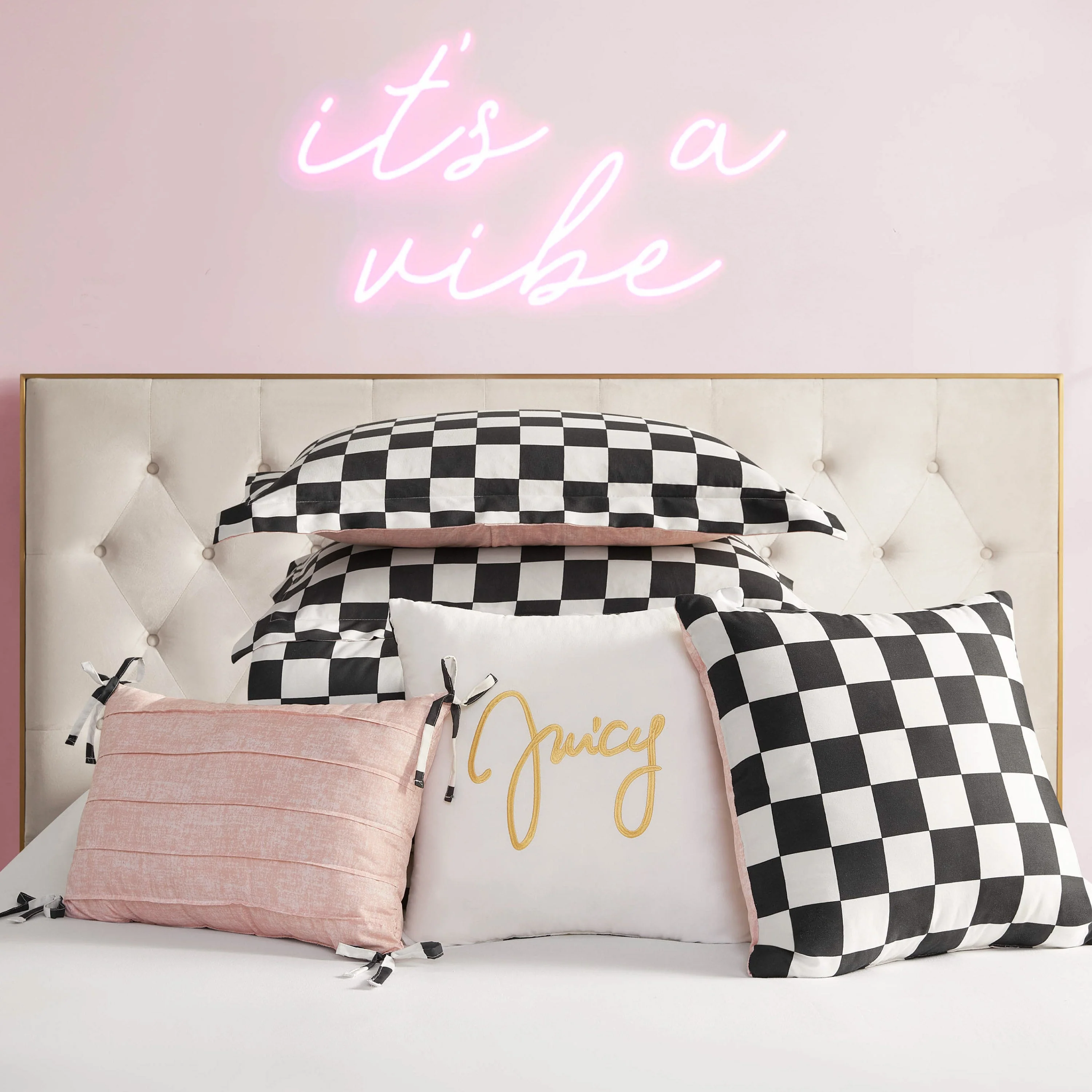 Checkerboard Reversible Comforter Set