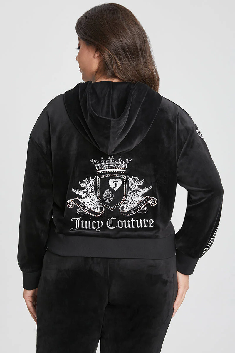 Plus-Size 30th Birthday Relaxed Scottie Velour Hoodie