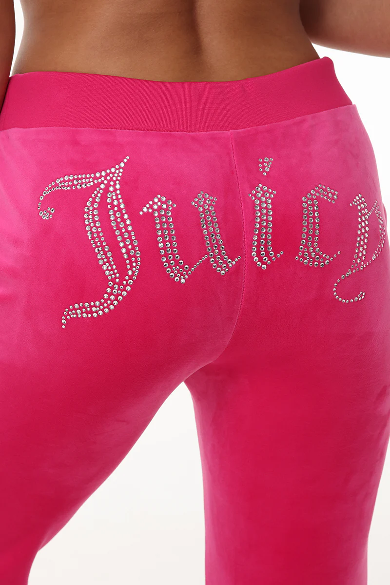 Custom Zodiac OG Big Bling Velour Track Pants