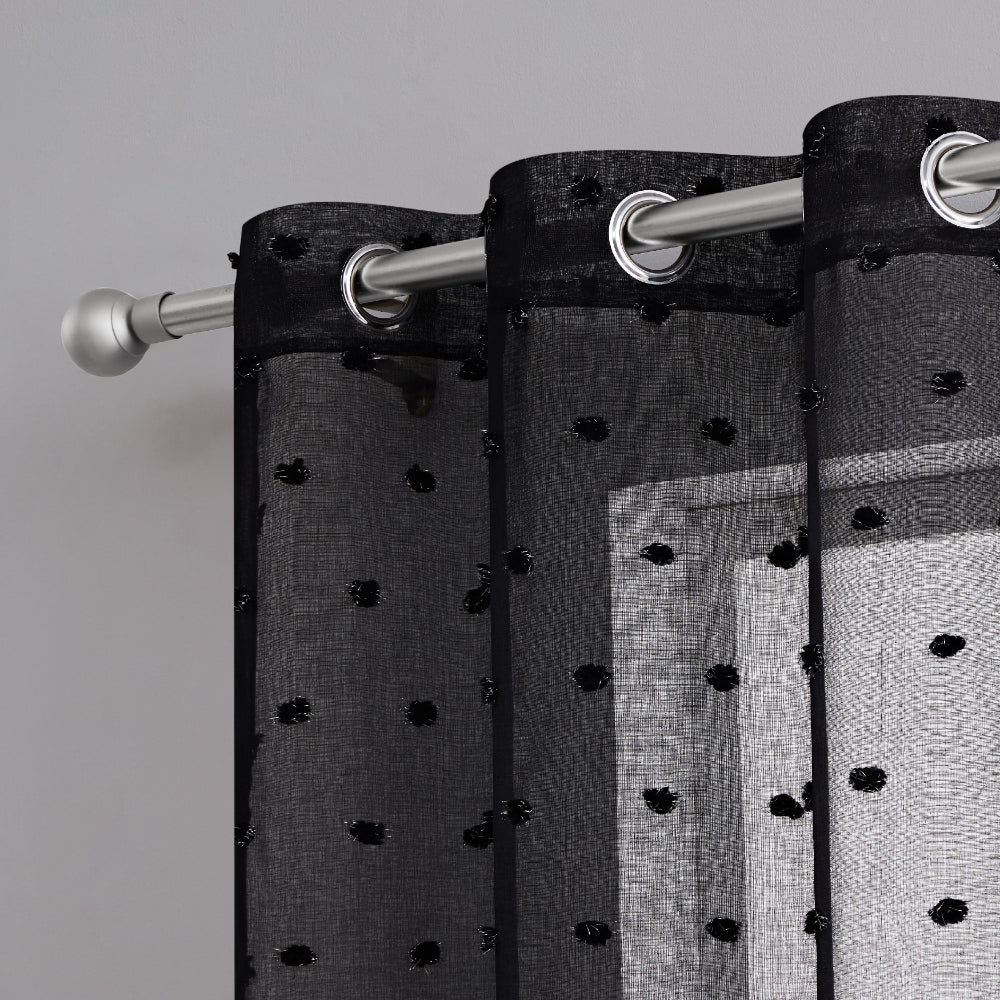 Evelyn Polka Dot Sheer Curtains