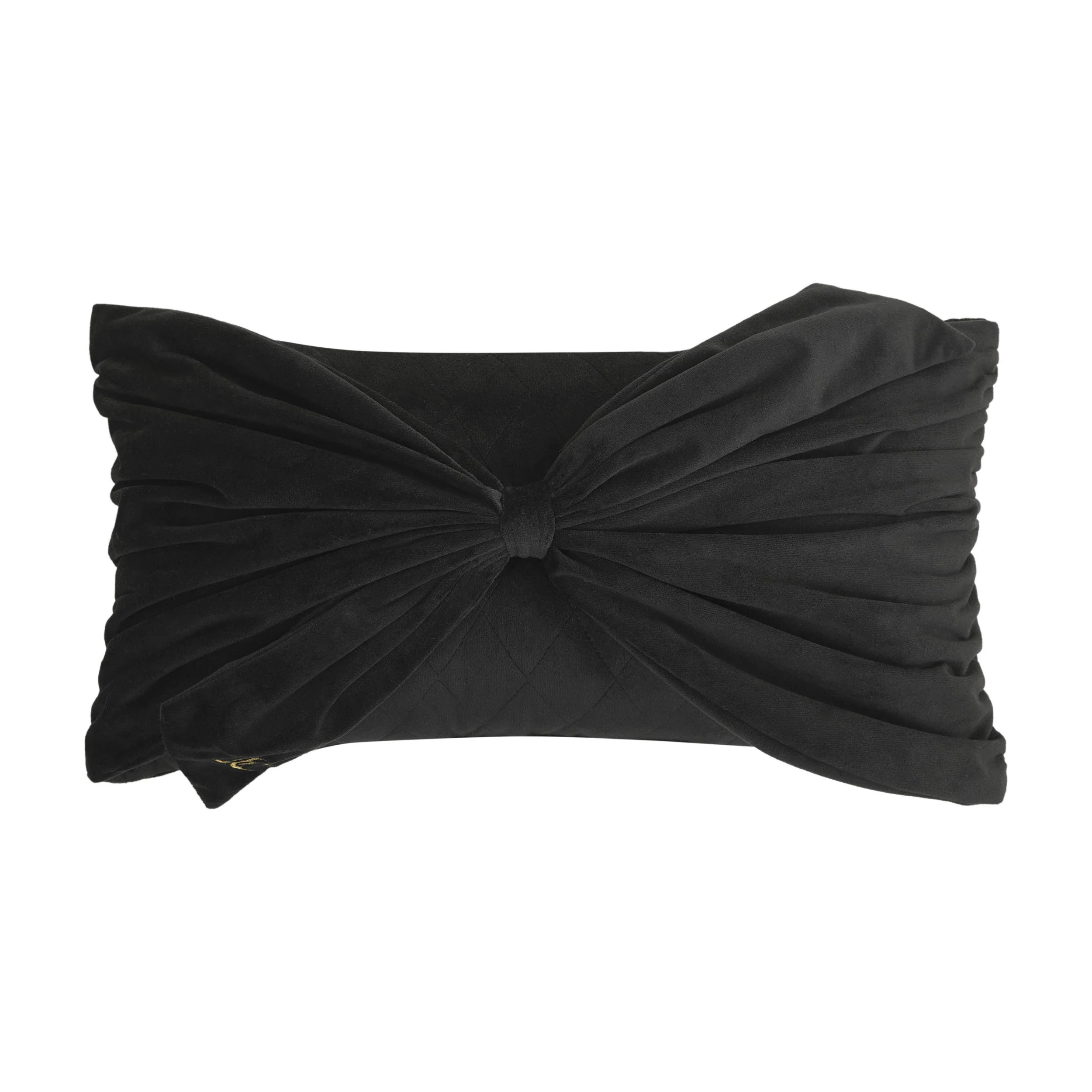 Velvet Bow Decorative Pillow