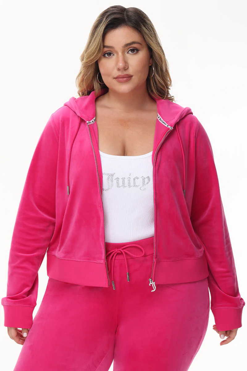 Wifey Customizable Big Bling Velour Hoodie