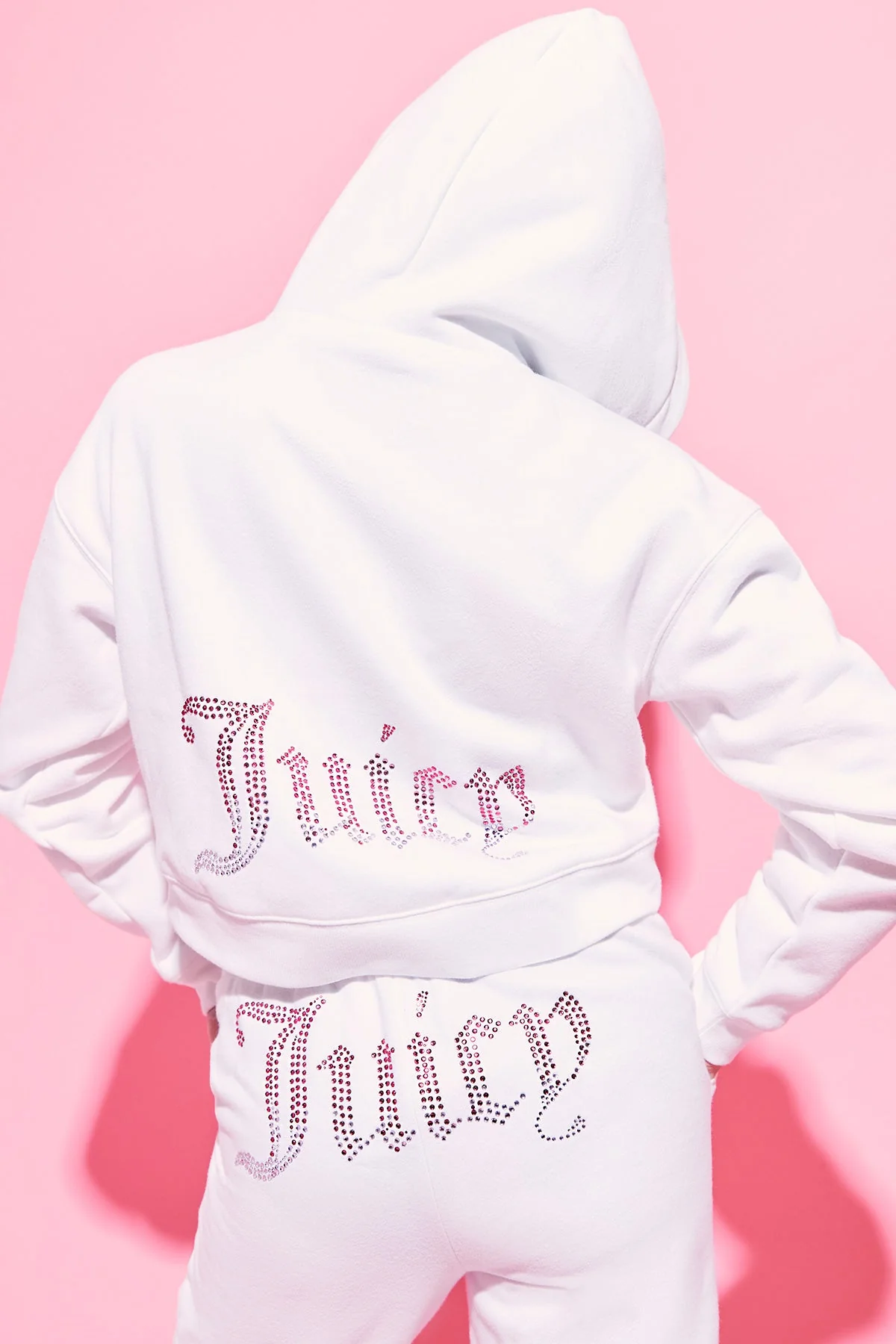 30th Birthday Ombre Fleece Cropped Hoodie