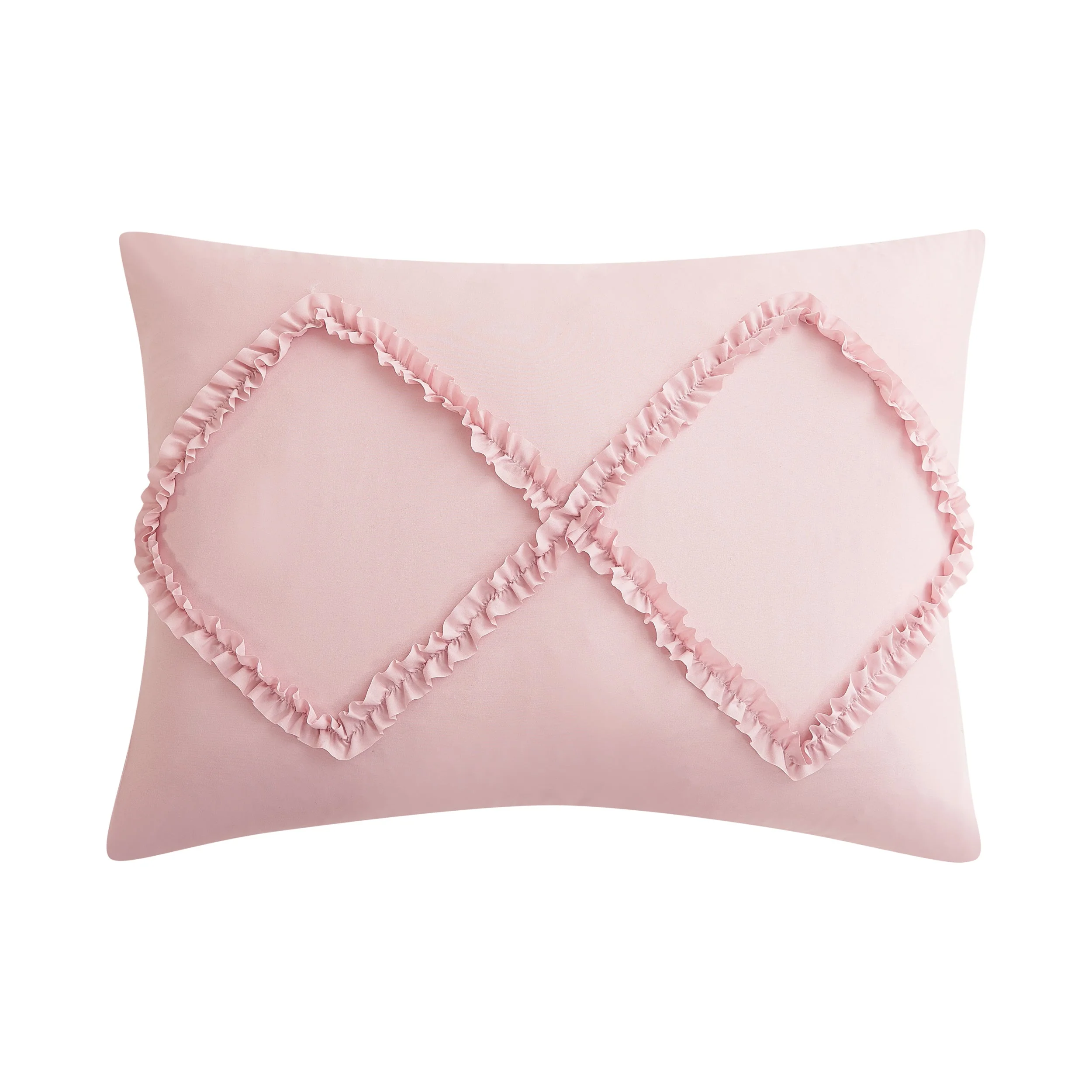 Diamond Ruffle Comforter Set