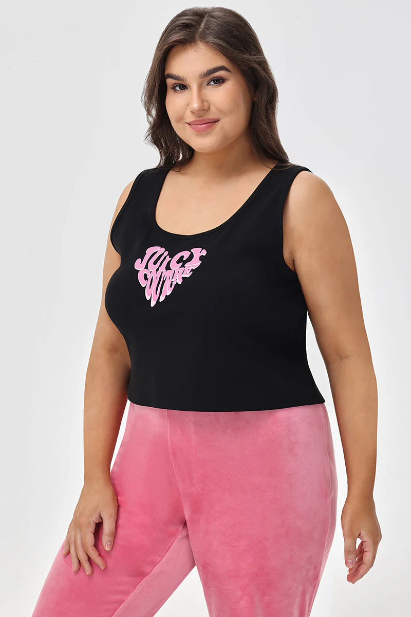 Plus-Size Heart Juicy Tank