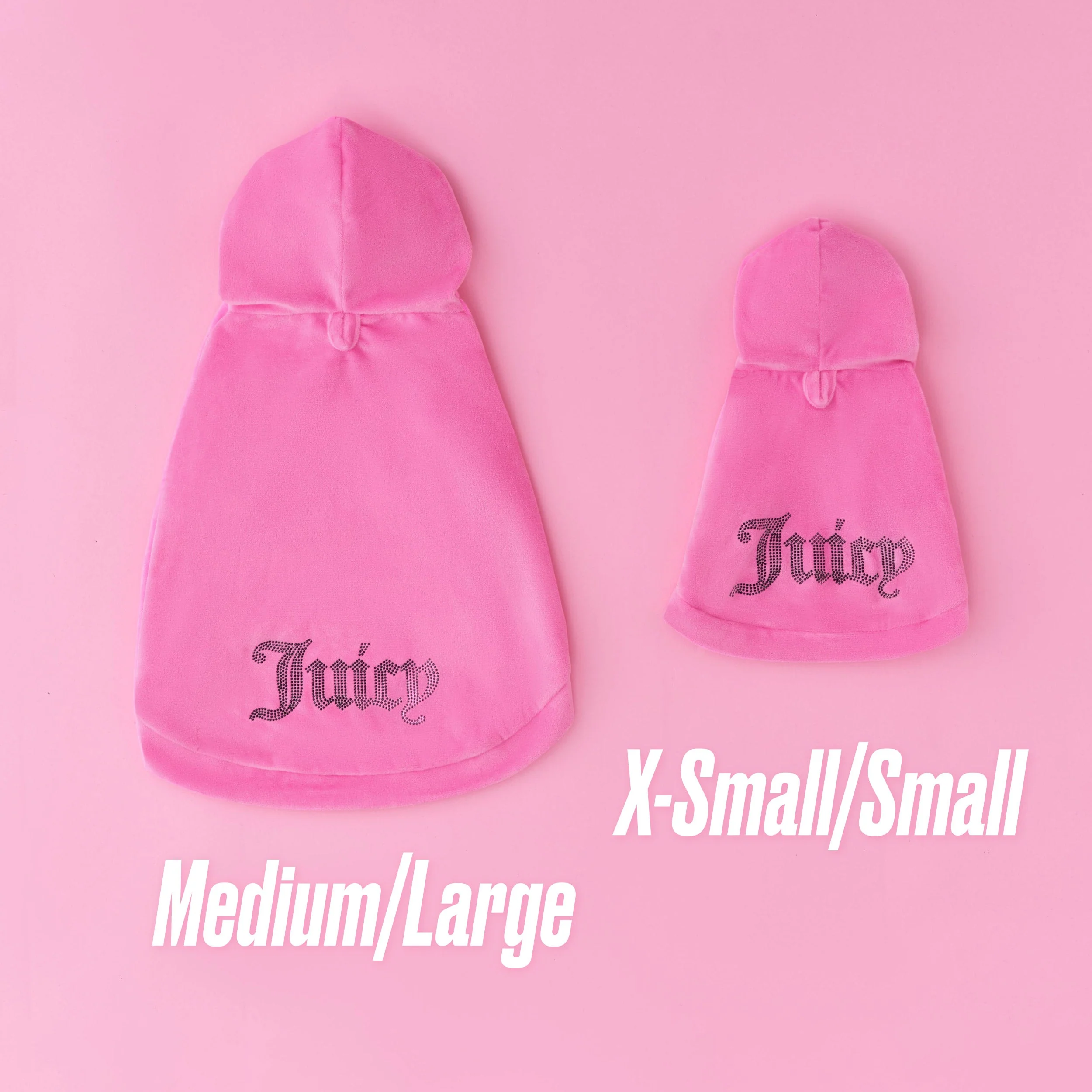 Bling Velour Pet Hoodie