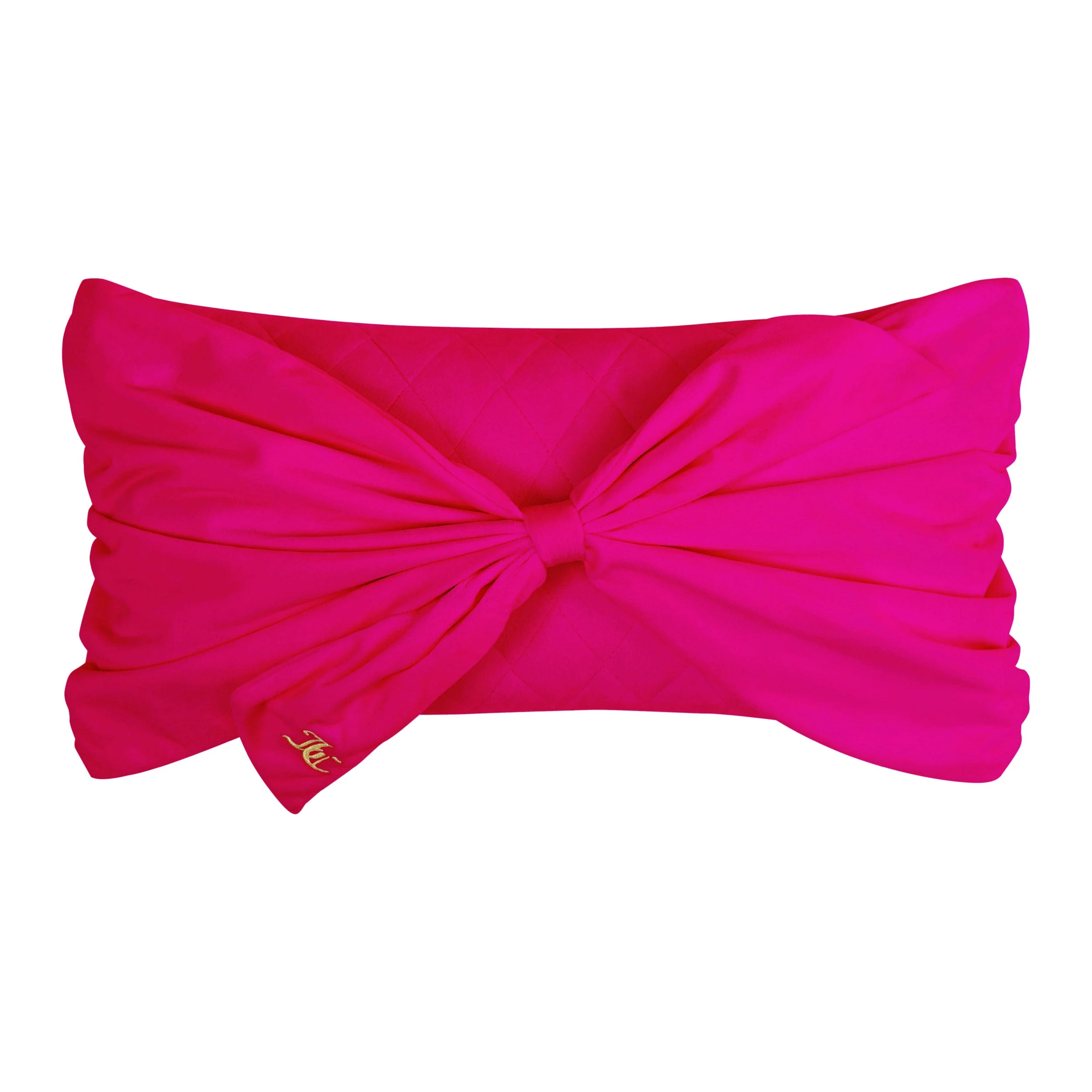 Velvet Bow Decorative Pillow