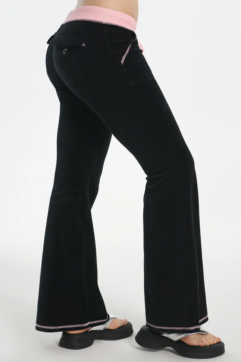 Sweetheart Cotton Velour Track Pants