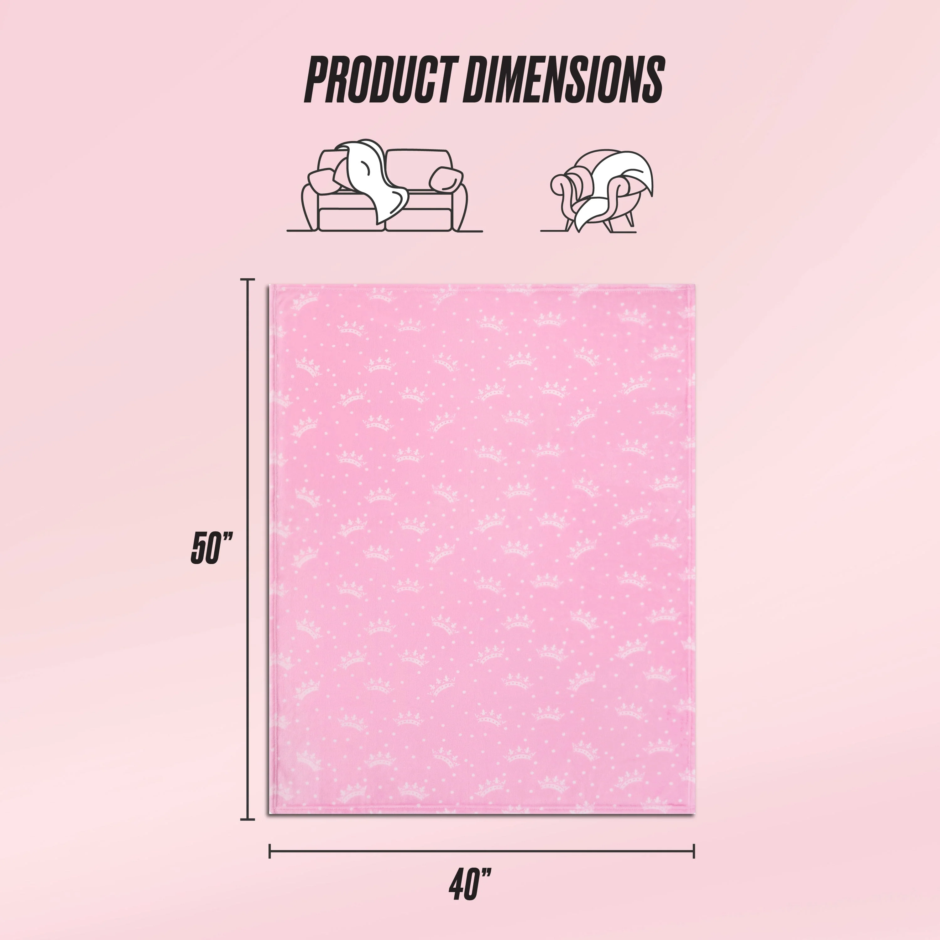 Plush Baby Throw Blanket