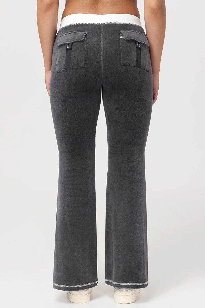Sweetheart Cotton Velour Track Pants
