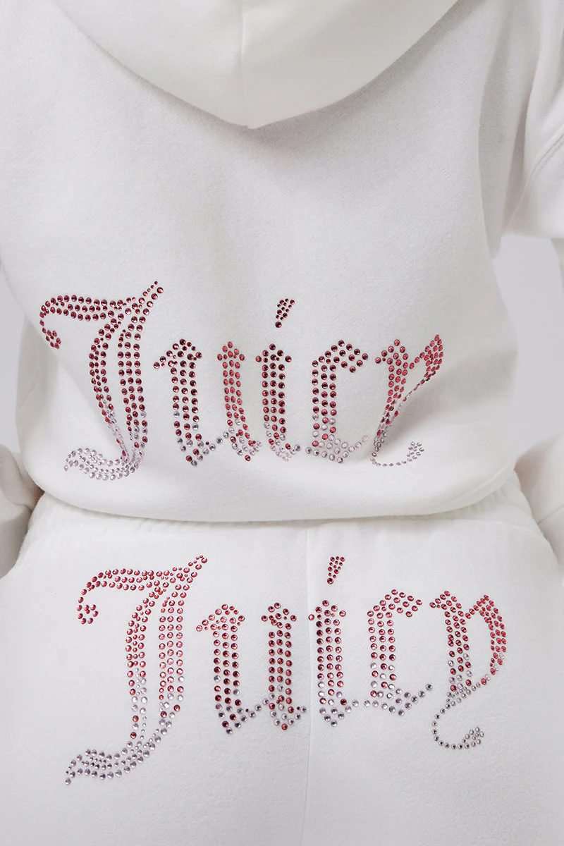 30th Birthday Ombre Fleece Cropped Hoodie