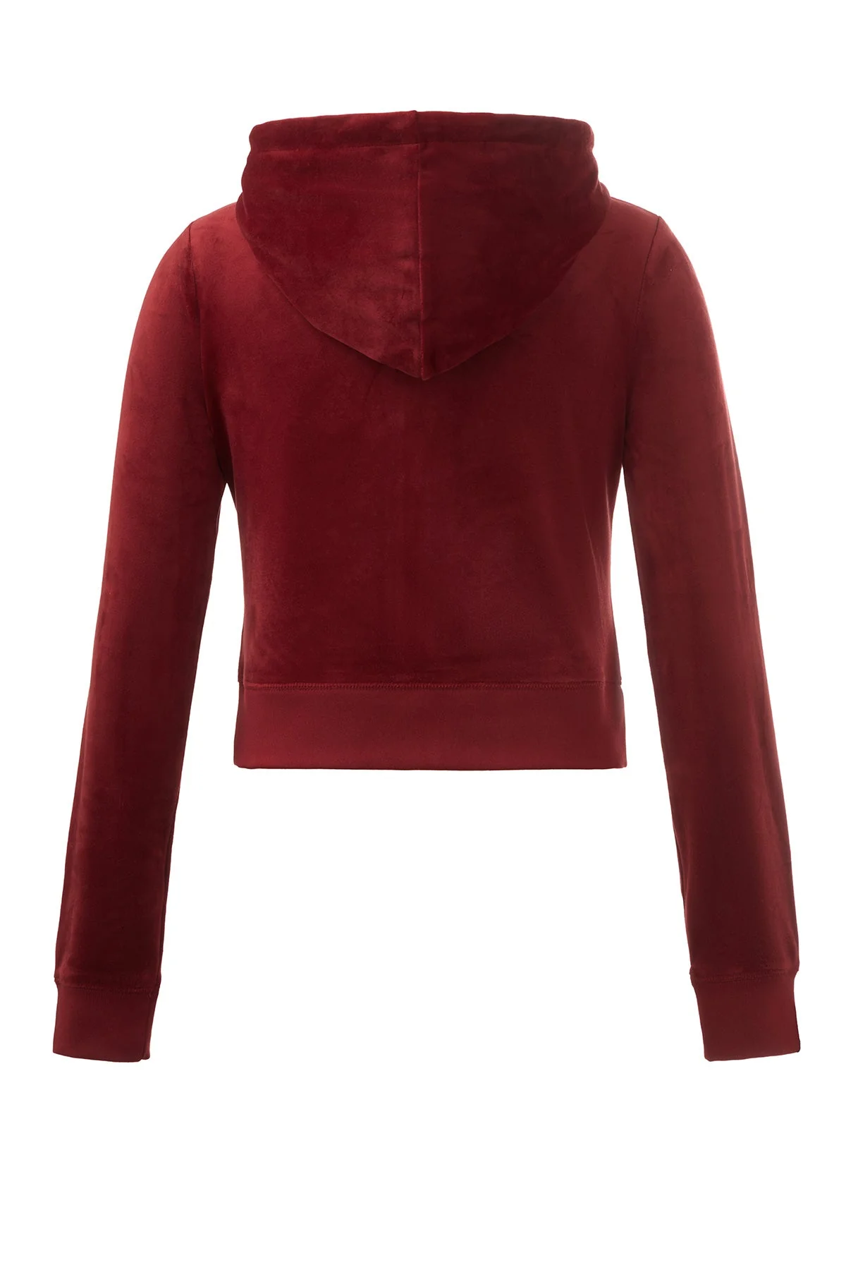 Front Mixed Crystals Velour Hoodie