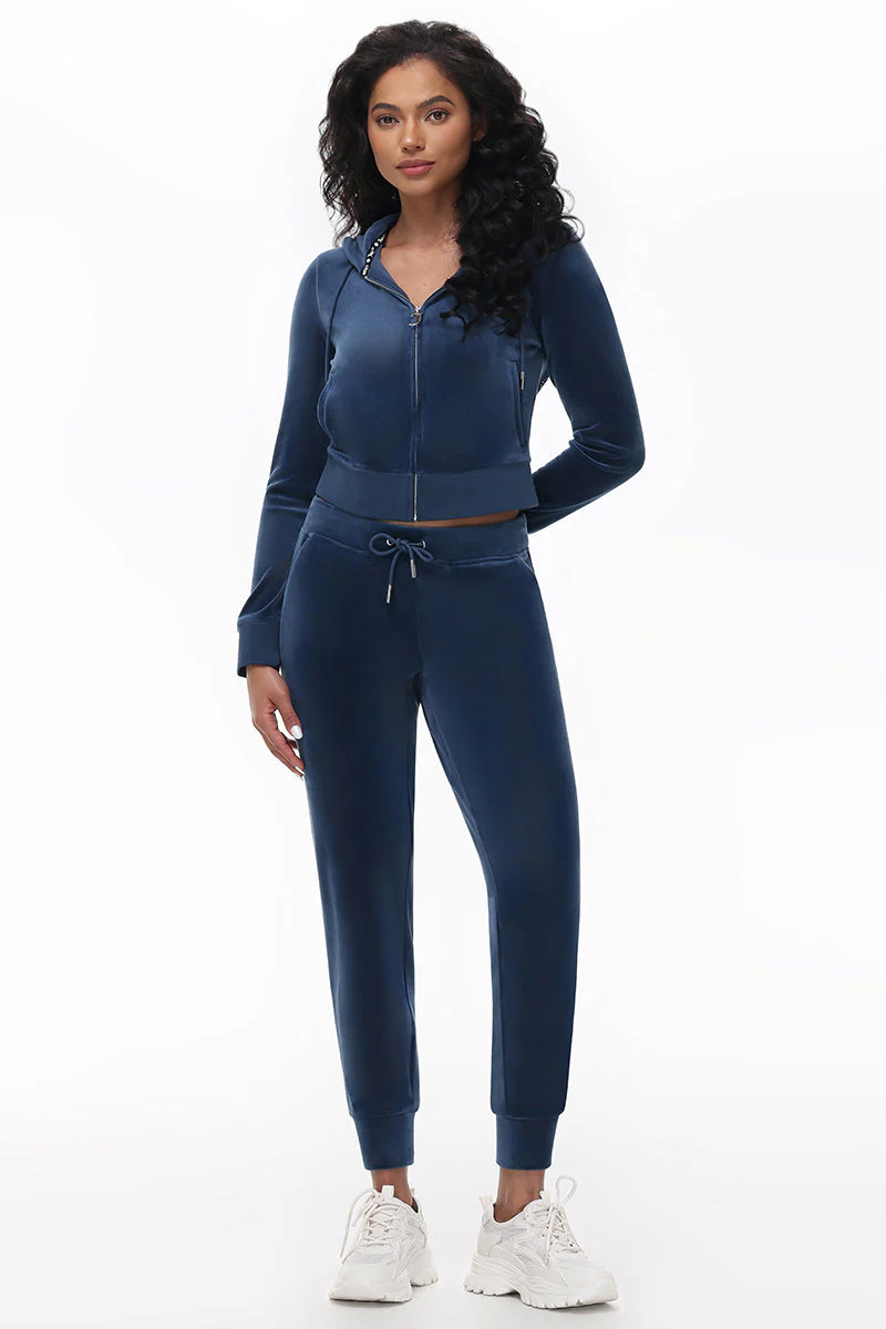 Big Bling Velour Jogger
