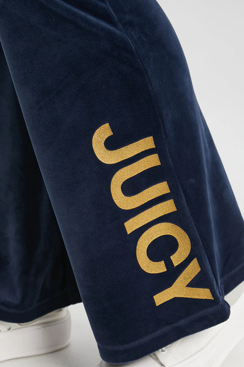 Plus-Size 30th Birthday Snap Pocket Velour Pants