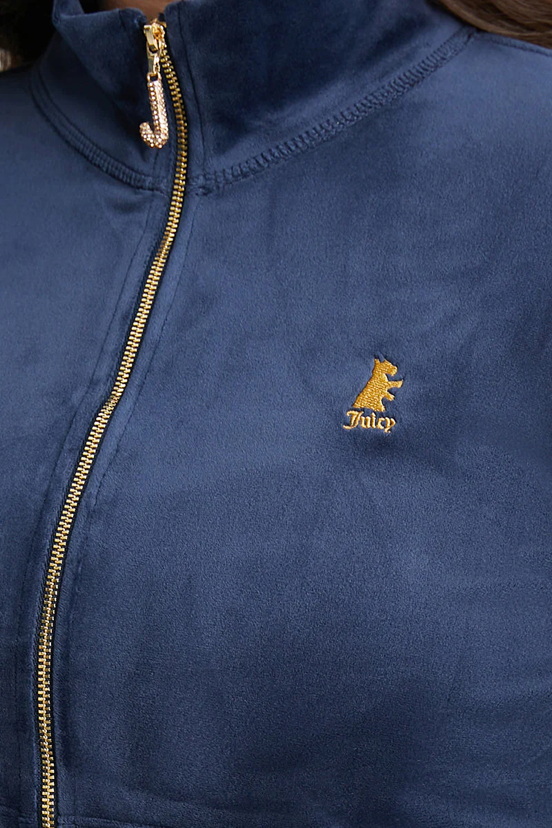 Plus-Size Eat Cake Wear Juicy Mockneck Jacket