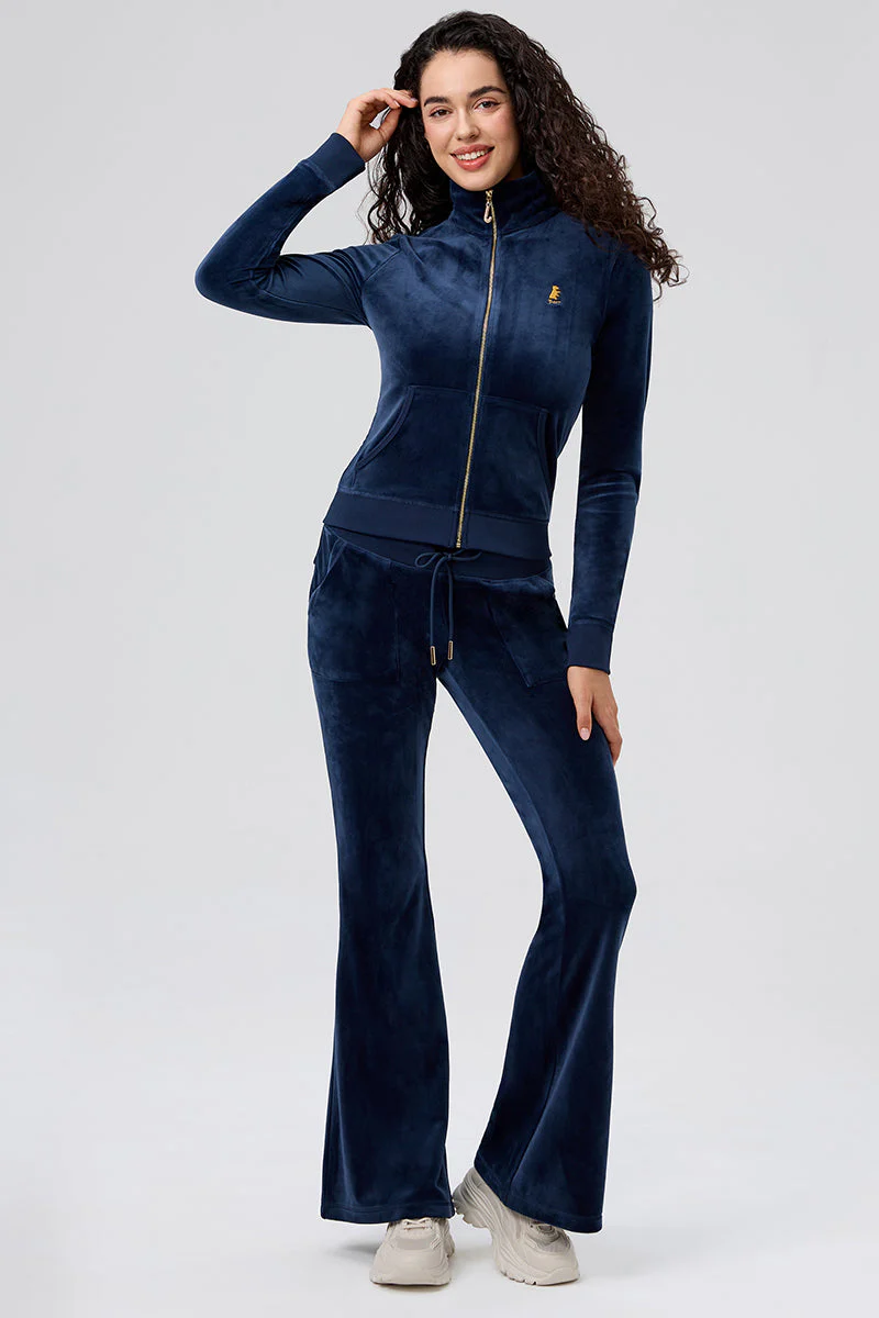 30th Birthday Snap Pocket Velour Pants