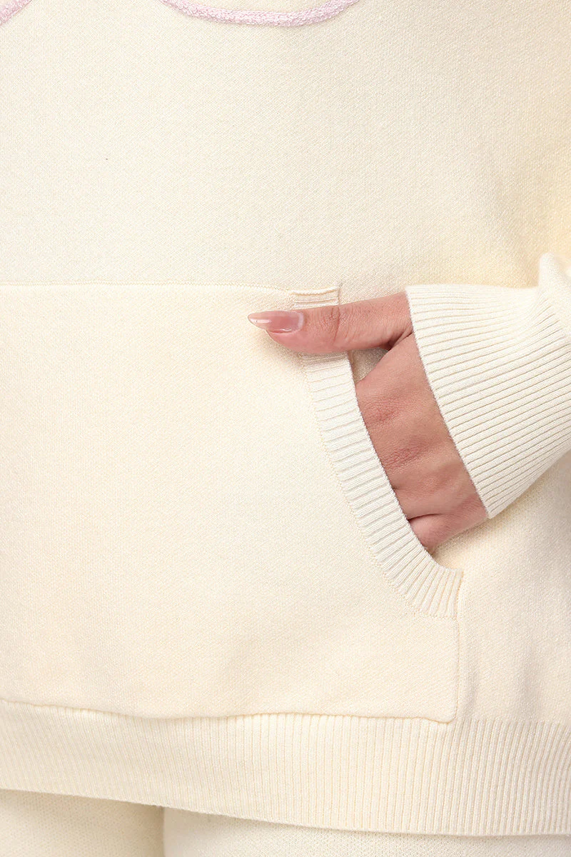 Embroidered Oversized Hoodie