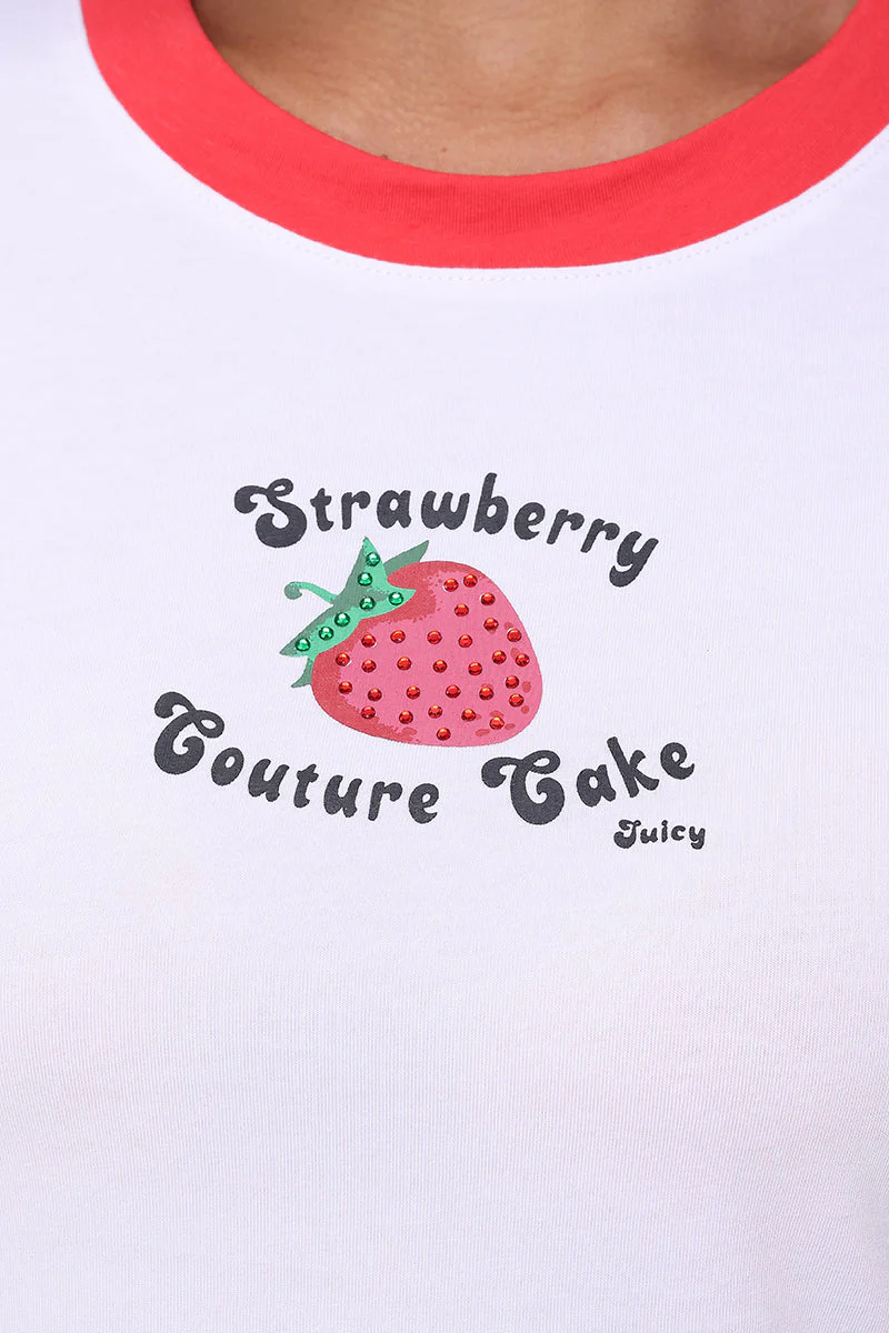Strawberry Ringer Tee