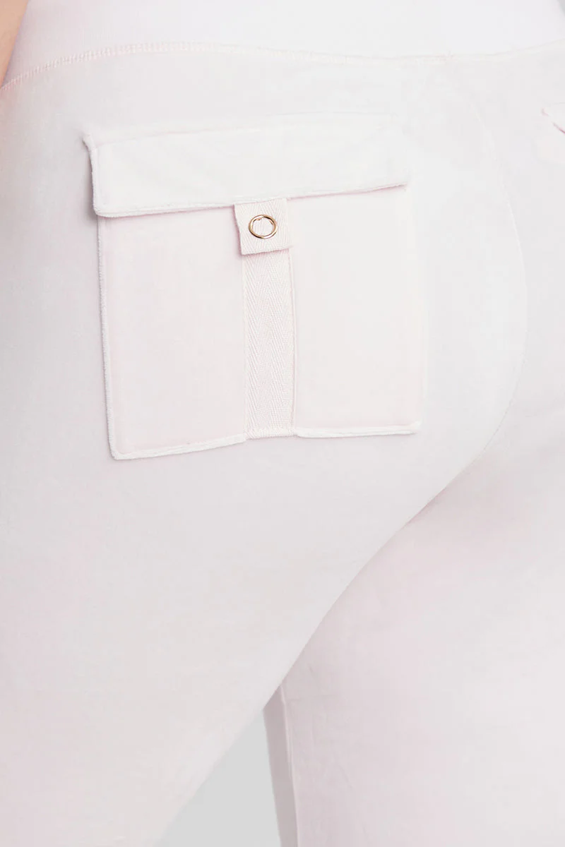 Plus-Size 30th Birthday Big Bling Snap Pocket Velour Pants