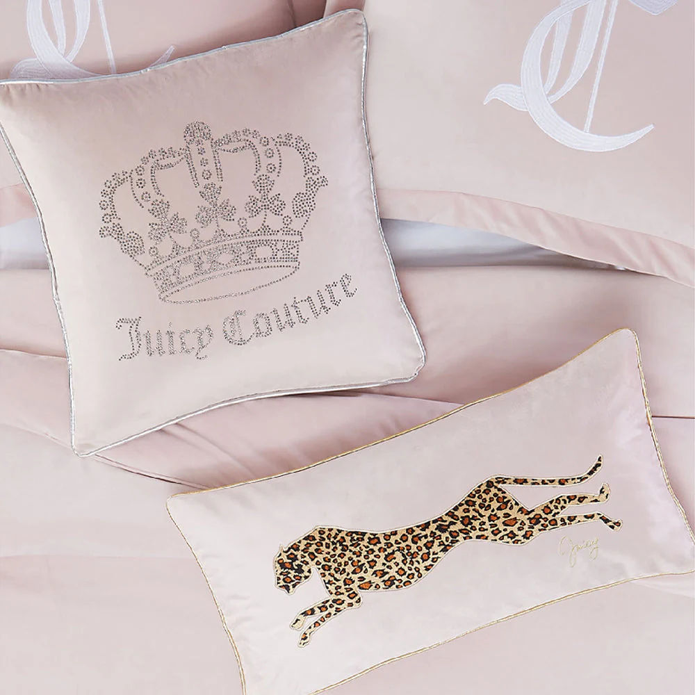Gothic Rhinestone Crown Pillow