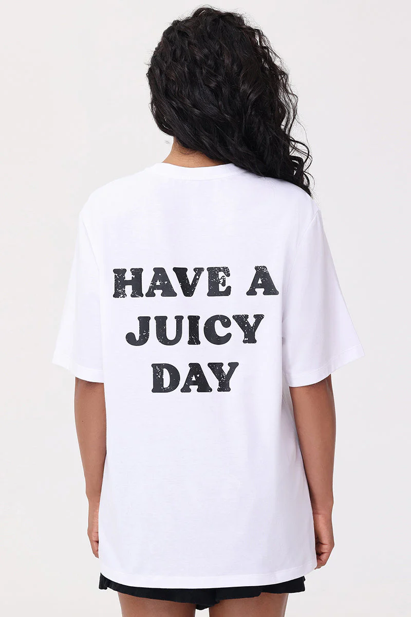 Oversized Have A Juicy Day Tee