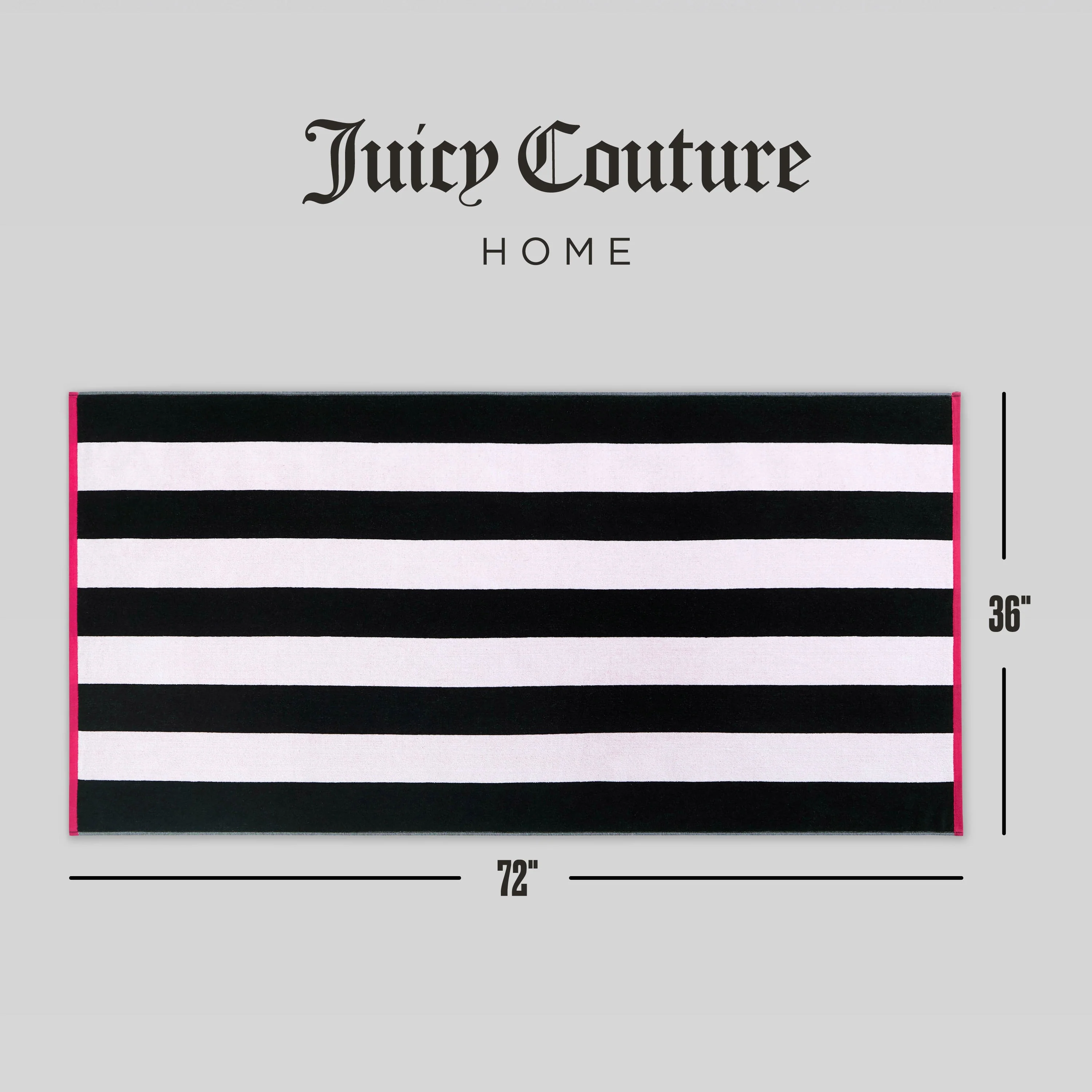 Reversible Cabana Cotton Beach Towel