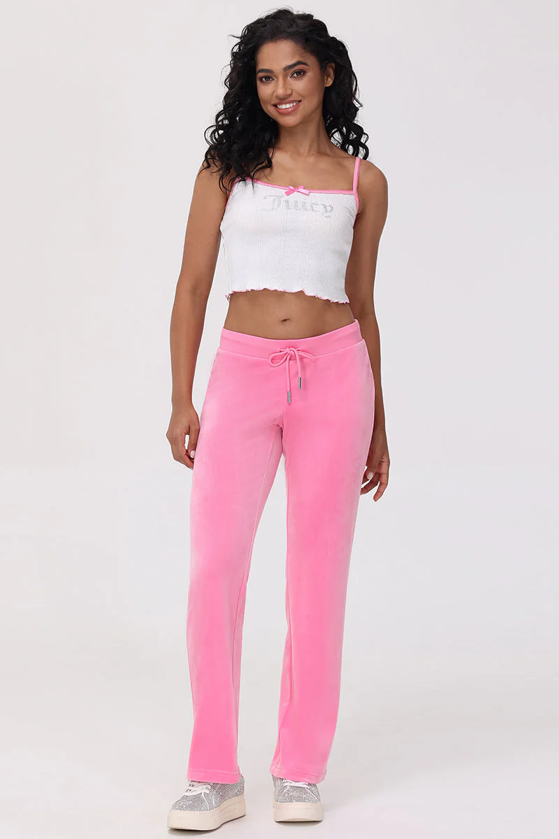 Cropped Pointelle Juicy Tank