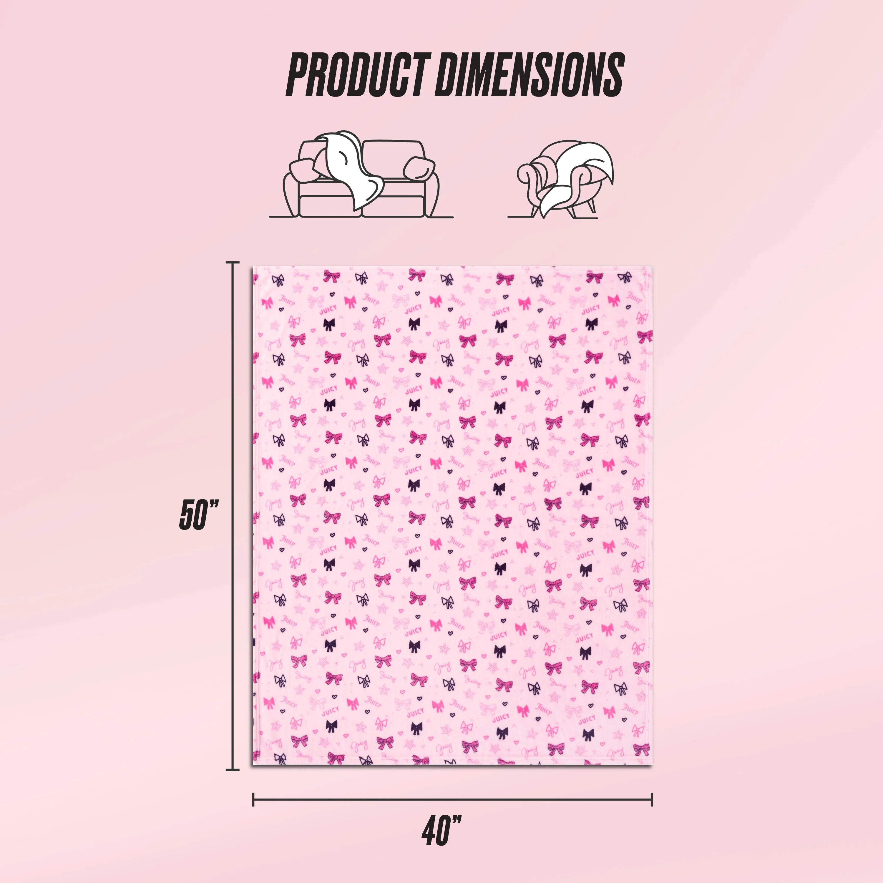 Plush Baby Throw Blanket