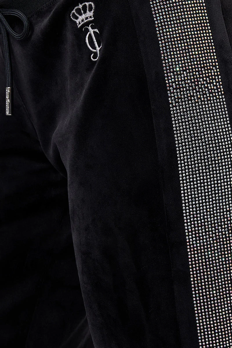 Plus-Size 30th Birthday Side Ombre Bling Wide Leg Pants