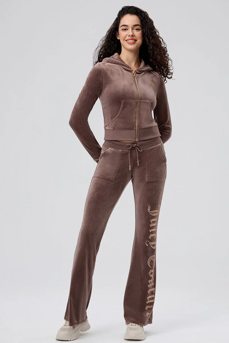 Thirty Flirty and Juicy Velour Hoodie