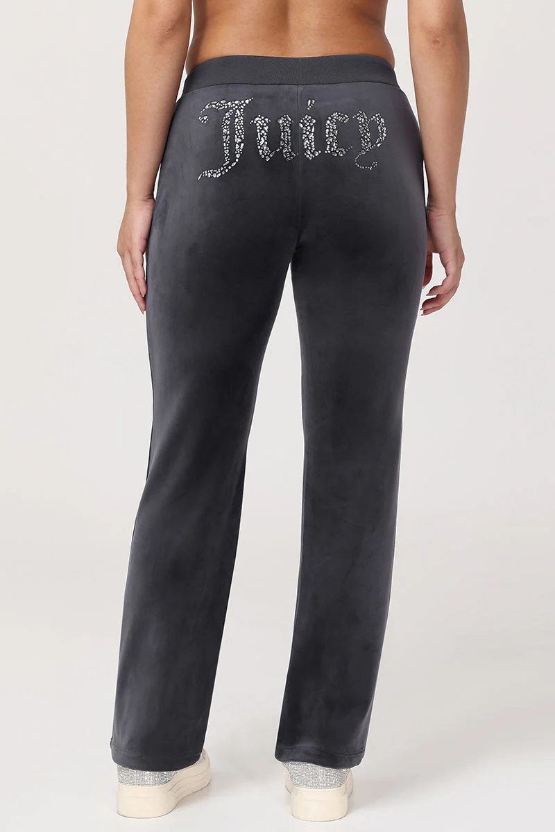 Mixed Crystals Velour Track Pants