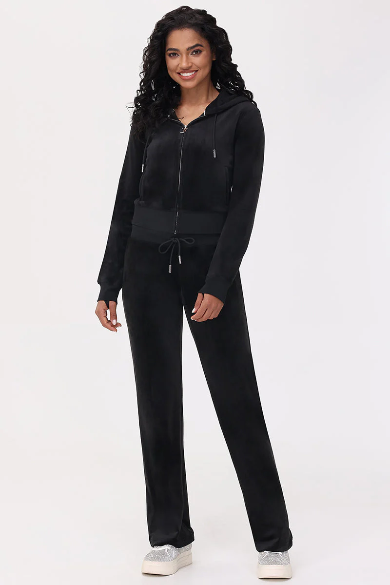 Ombre Big Bling Velour Track Pants