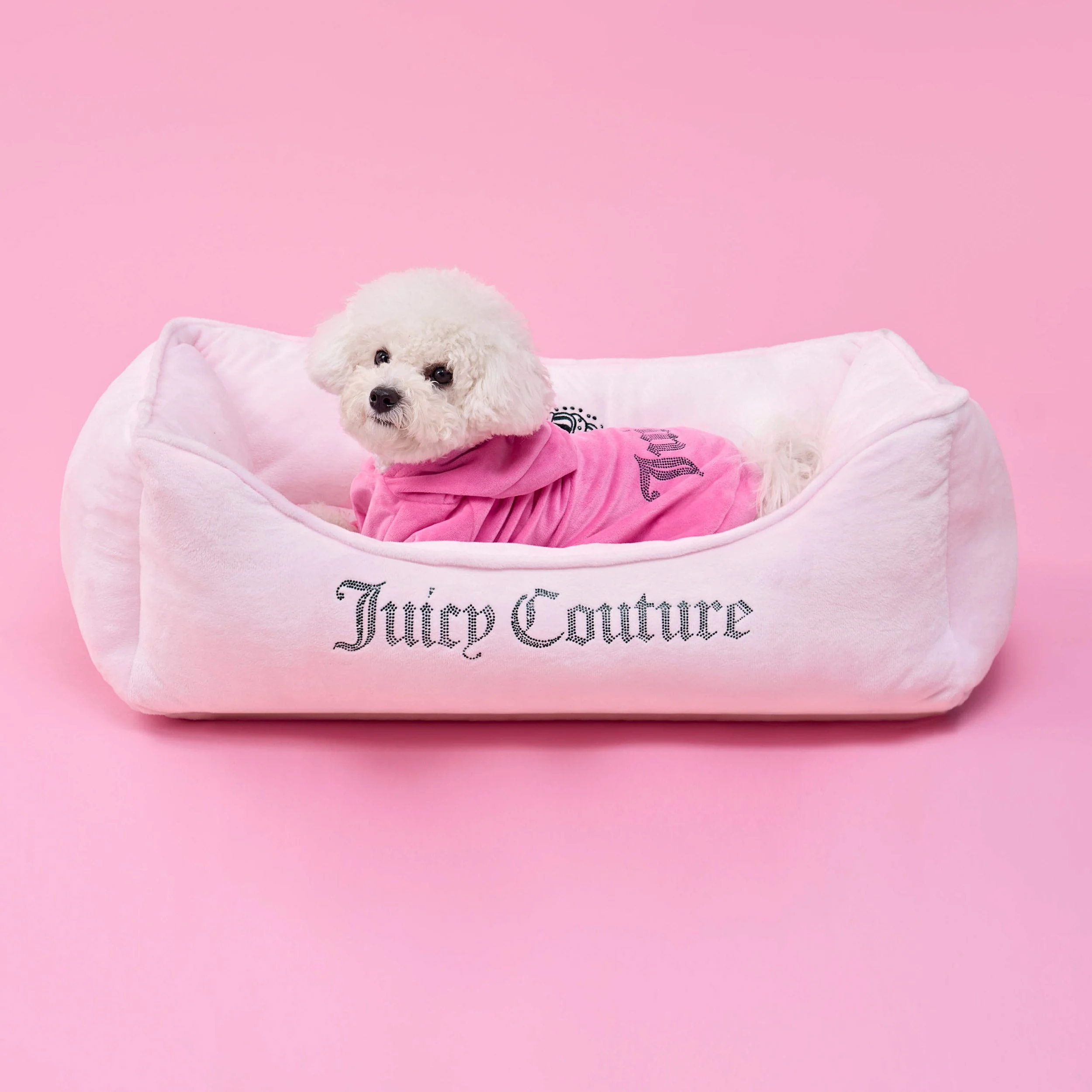 Bling Velour Pet Hoodie