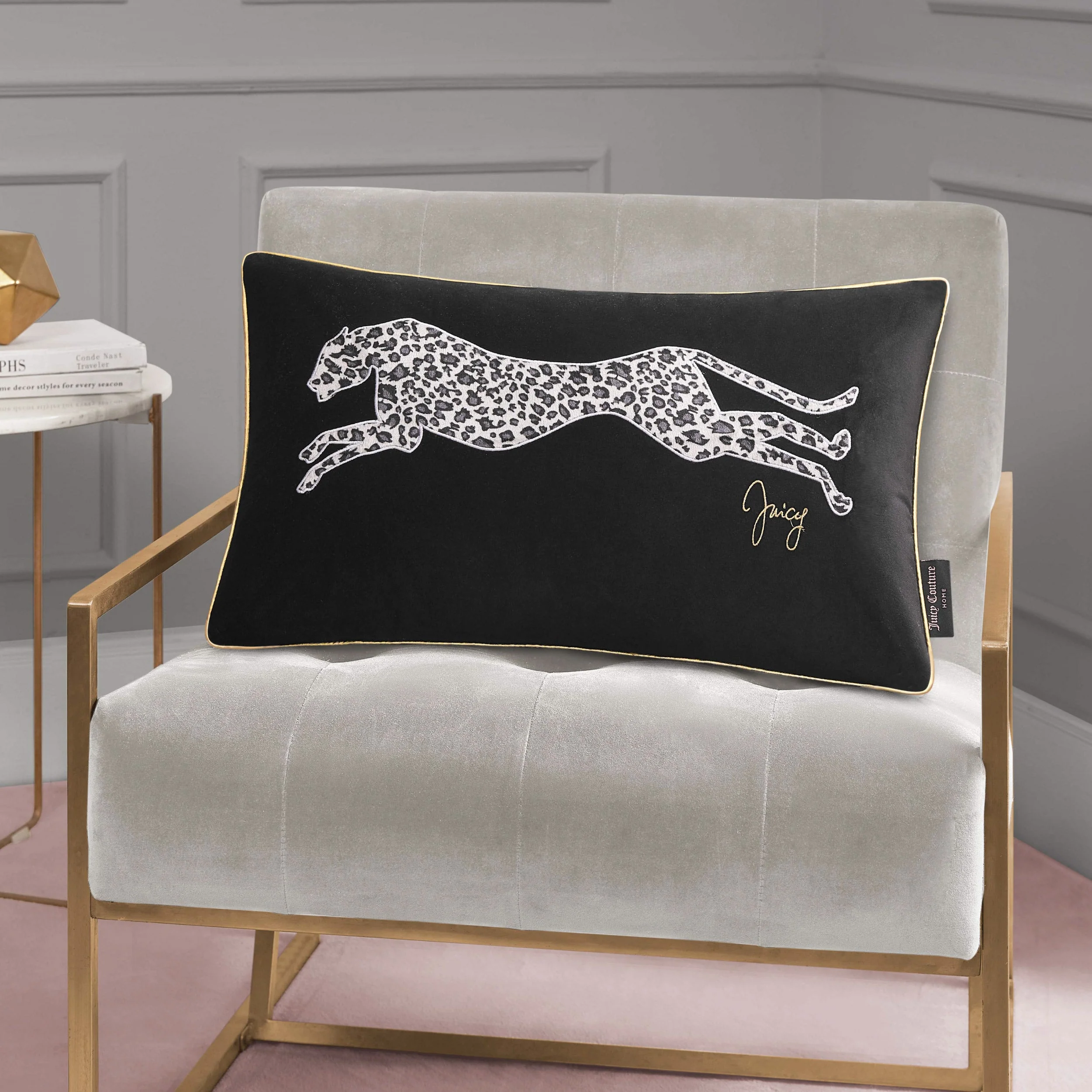 Velvet Cheetah Pillow