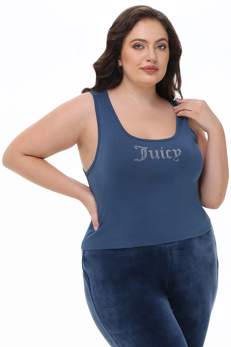 Plus-Size Small Bling Tank Top