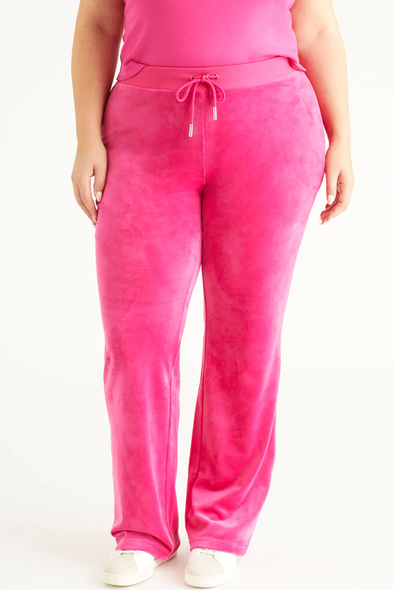 Wifey Customizable Big Bling Velour Track Pants