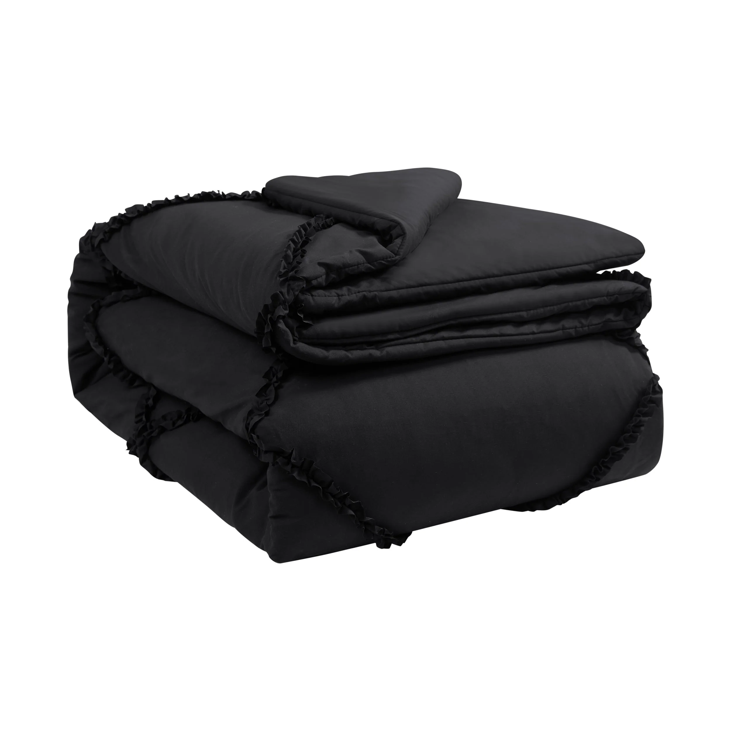 Diamond Ruffle Comforter Set