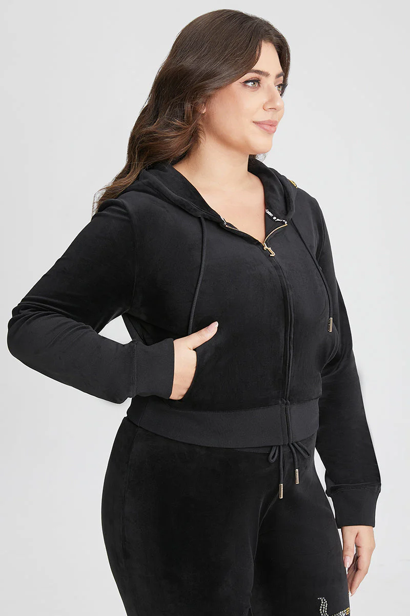 Plus-Size 30th Birthday Ombre Bling Hoodie