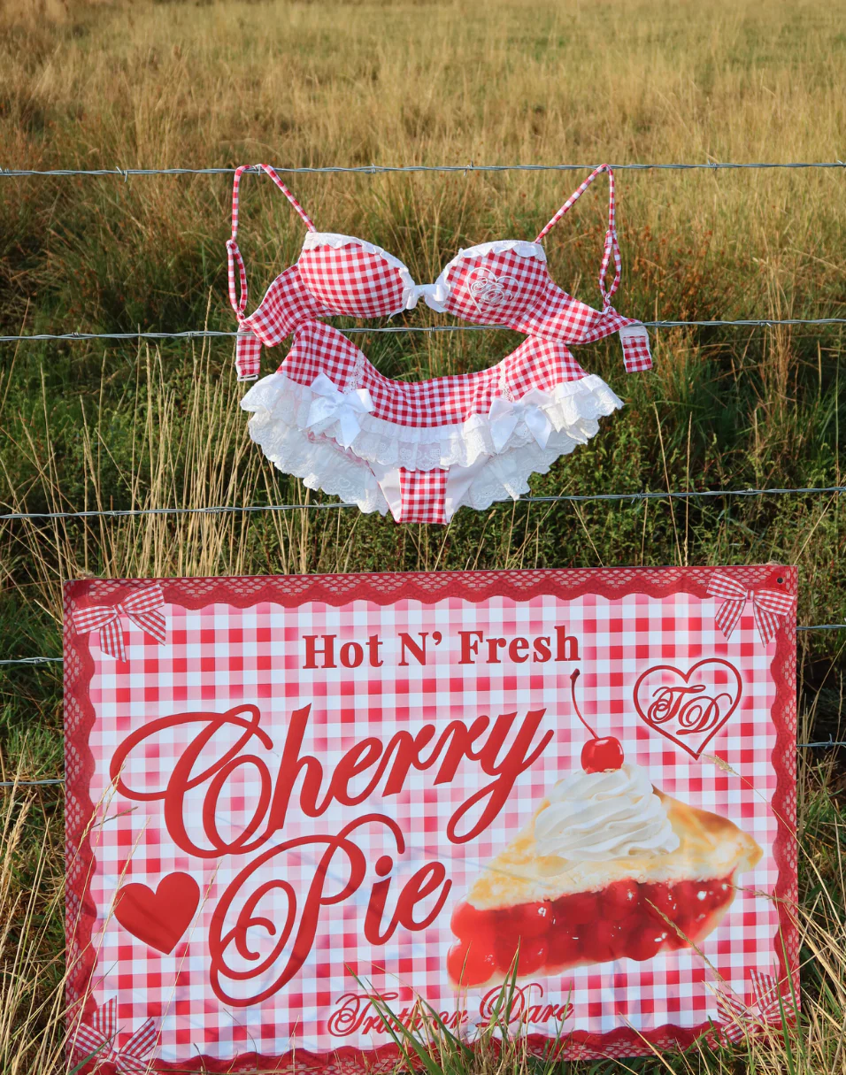 Cherry Doll Bikini Top