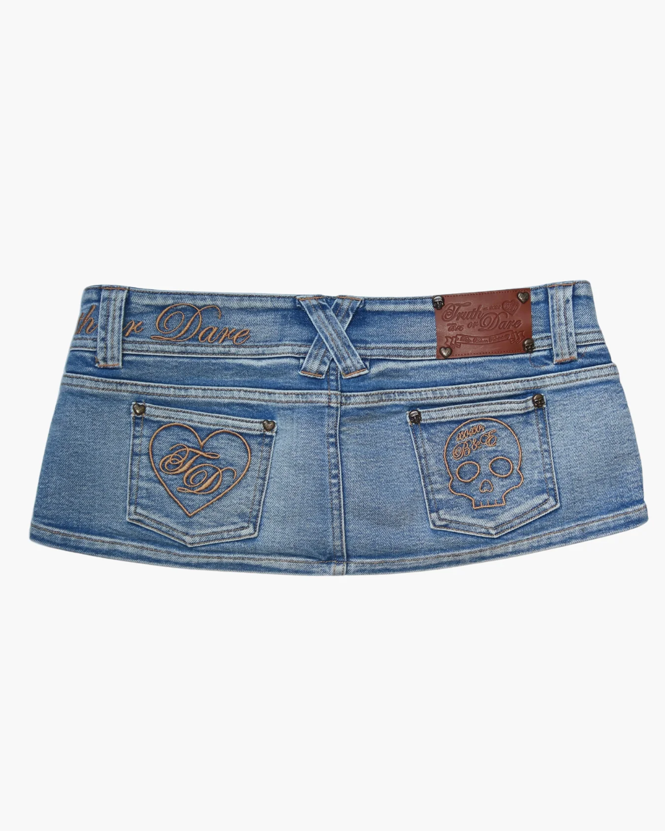 First Edition Denim Micro Skort - Classic Blue