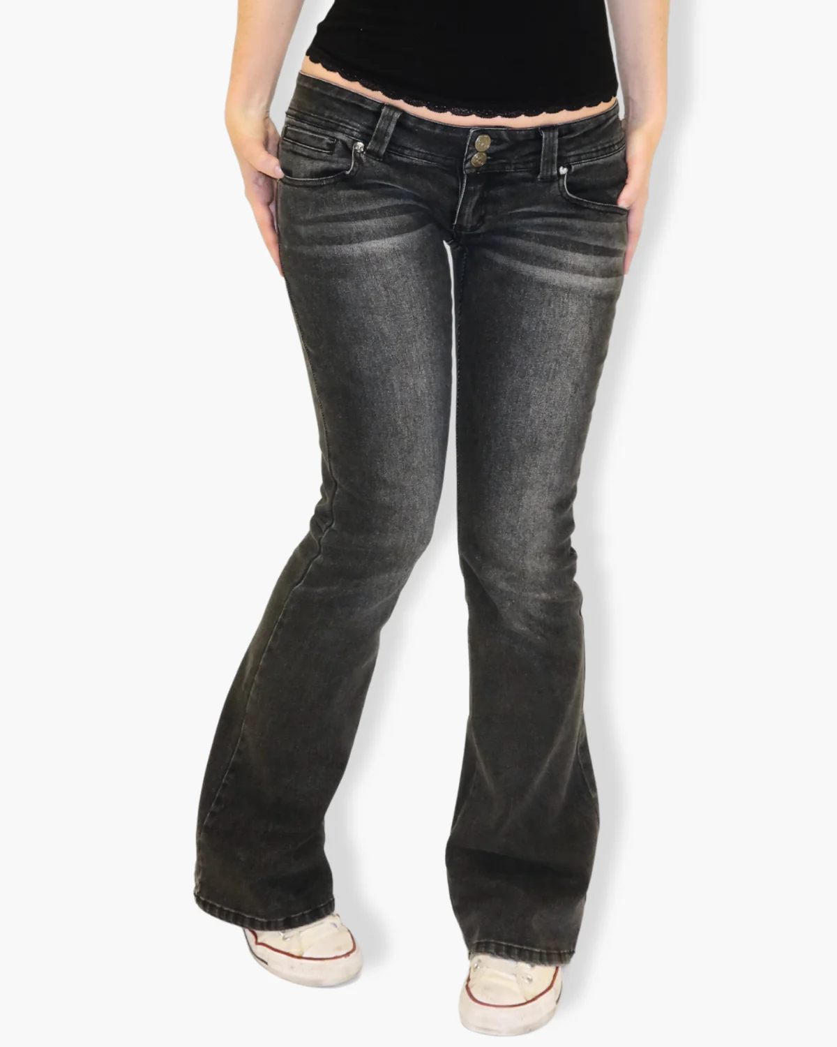 First Edition Low Rise Jeans - Black