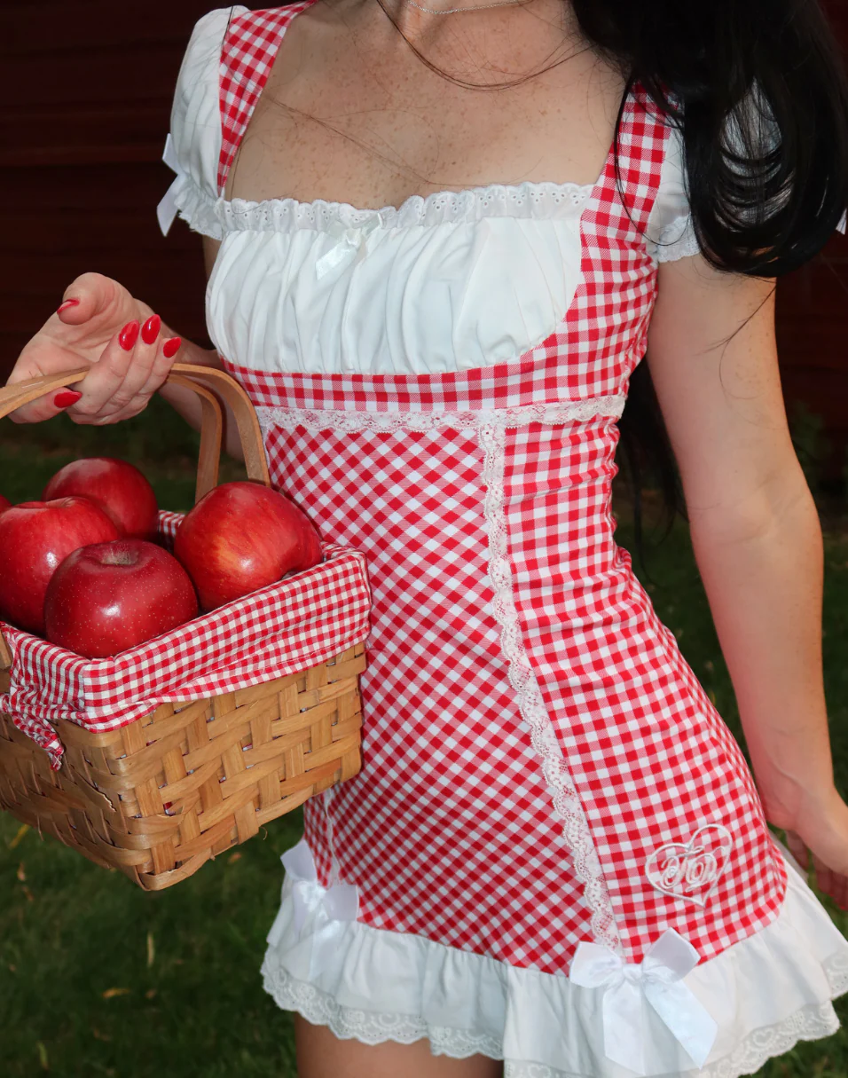 Cherry Doll Milkmaid Dress