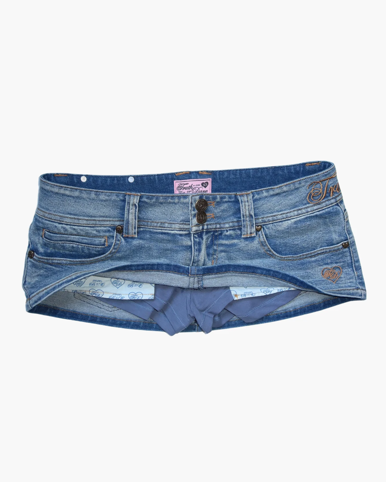 First Edition Denim Micro Skort - Classic Blue